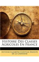 Histoire Des Classes Agricoles En France