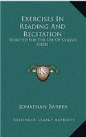 Exercises in Reading and Recitation