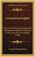 Ecclesiastical English