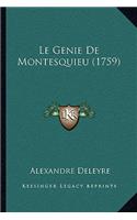 Le Genie De Montesquieu (1759)