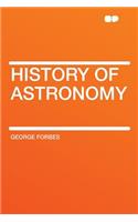 History of Astronomy