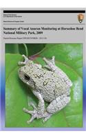 Summary of Vocal Anuran Monitoring at Horseshoe Bend National Military Park, 2009
