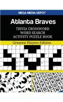 Atlanta Braves Trivia Crossword Word Search Activity Puzzle Book