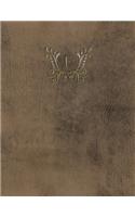 Monogram "E" Grid Sketchbook: (5 Monogram Buffalo 150 Grid-Sketch)