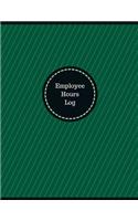 Employee Hours Log (Logbook, Journal - 126 pages, 8.5 x 11 inches)