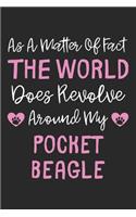 As A Matter Of Fact The World Does Revolve Around My Pocket Beagle