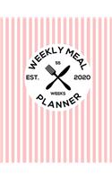 Weekly Meal Planner 2020