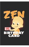 Zen birthday card