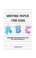 Writing Paper for Kids