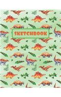 Sketchbook: Large Animal Sketchbook to Draw In. Large Journal Notebook. 100 Blank Pages Perfect for Doodling and Sketching. Creative Birthday Gift. Workbook and