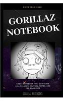 Gorillaz Notebook