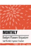 Monthly Budget Planner Organizer And Weekly Expense Tracker