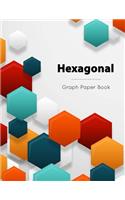 Hexagonal Graph Paper Book: Horizontally Aligned Hexagons, Hexagons Light Black Grid, Hex Grid Paper, Diagonally Aligned Hexagons, Sketch Notebook Boasts 100 pages, Size 8.5 x 