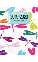 2019-2023 Five Year Planner: 60 Months Planner - 8 x 10 Inches - Paperback