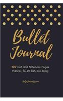Bullet Journal - 100+ Dot Grid Notebook Pages - Planner, To-Do List, and Diary