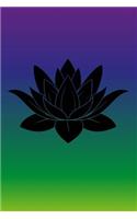 Lotus flower Notebook (6x9 Journal): Lined Writing Notebook, 110 Pages
