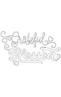 Gratitude Journal: Grateful Blessed(21 Color the Cover - Gratitude)