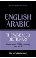 Theme-based dictionary British English-Arabic - 9000 words: (12 British English Collection)