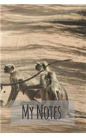 My Notes: The Most Famous Animals from Whole World Notebook, Journal, Note (110 Pages, Blank, 6 X 9)