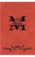 Split Letter Personalized Name Journal - Marcia