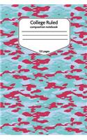 College Ruled Composition Notebook 120 Pages