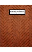 Attendance Registration Log: Simplistic Undated Write in & Sign in Daily/Weekly Register Organizer Employee Entry Register Record for Companies, Business & Entrepreneurs and Man