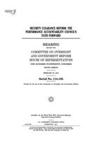 Security clearance reform