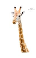 Giraffe Unruled Notebook: Unruled, Blank Notebook. No Lines. No Page Numbers. Glossy Cover with Image on Front and Back. Full Size at 8.5 X 11 Inches. Great for Artwork or Jo