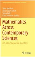 Mathematics Across Contemporary Sciences