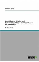 Amokläufe an Schulen und Universitäten: Welche Sozialpolitik kann sie verhindern?(German)