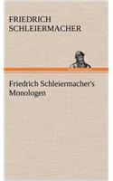 Friedrich Schleiermacher's Monologen