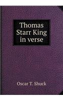 Thomas Starr King in verse