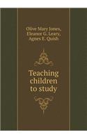 Teaching Children to Study