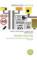 Fashion Faux Pas: (English)