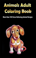Animals Adult Coloring Book