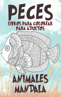 Libros para colorear para adultos - Mandala - Animales - Peces