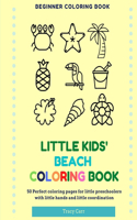 Little Kids' Beach Coloring Book