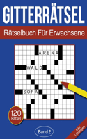 Gitterrätsel - Rätselbuch für Erwachsene