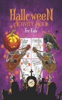 Halloween Activity Book for Kids Ages 4-8