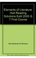 Elements of Literature: Reading Solutions First Course