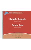 Dolphin Readers: Level 2: Double Trouble & Super Sam Audio CD