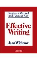 Effective Writing Teacher's manual