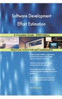 Software Development Effort Estimation A Complete Guide - 2020 Edition