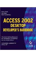 Access 2002 Desktop Developer's Handbook