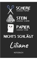Nichts schlägt - Liliane - Notizbuch