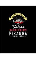 Always Be Yourself Unless You Can Be A Piranha Then Be A Piranha