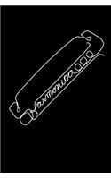 Harmonica: Graph Paper Notebook (6"x 9" inch size = nearly DIN A5 - 120 Pages) - perfect as music book or song writing book, suitable gift for Harmonica musici
