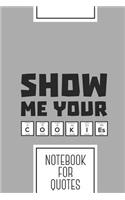 Notebook for Quotes