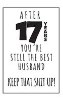 17th Anniversary Notebook For Husband