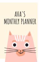 Ava's Monthly Planner